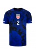 Fotbalové Dres Spojené státy Sergino Dest #2 Venkovní Oblečení MS 2022 Krátký Rukáv